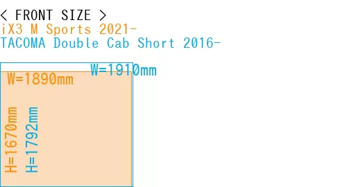 #iX3 M Sports 2021- + TACOMA Double Cab Short 2016-